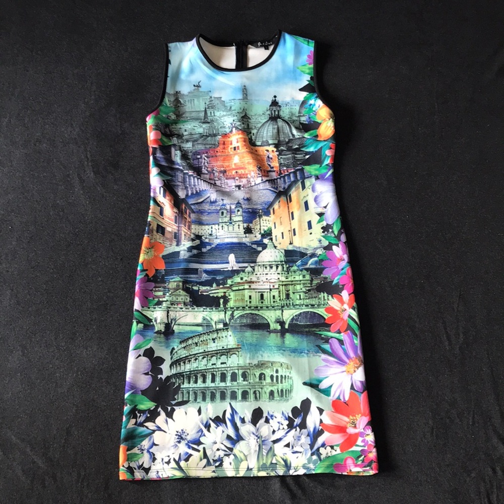 City scene dress